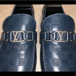 LOUIS VUITTON loafers- navy Blue